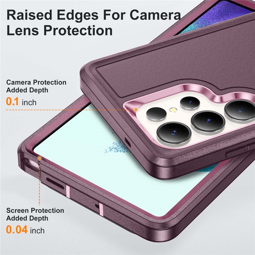 Samsung Galaxy S25 Ultra - Heavy Duty Purple Pink — estuche (foto 4 de 6)