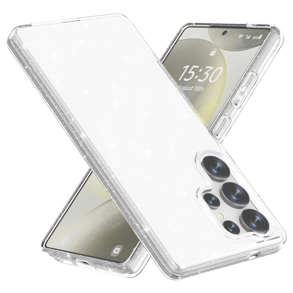 Samsung Galaxy S25 Ultra - TPU Glittery Powder Transparent — estuche