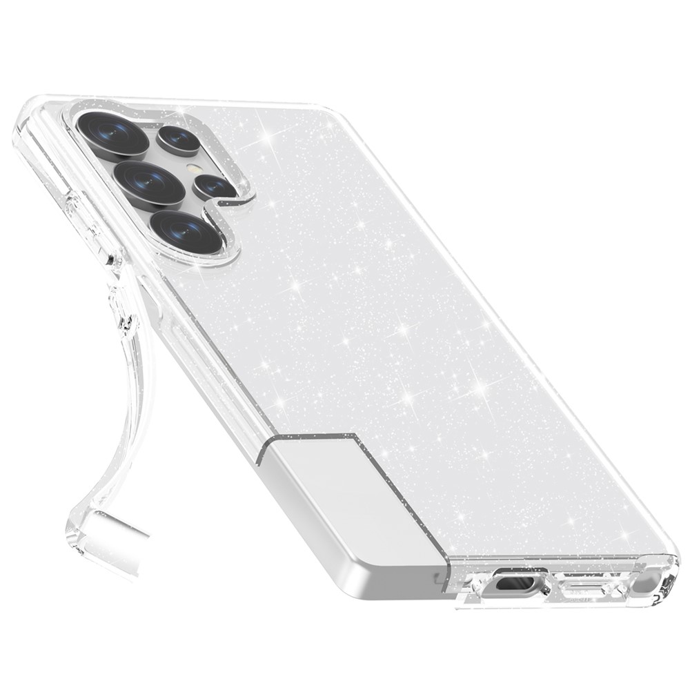 Samsung Galaxy S25 Ultra - TPU Glittery Powder Transparent — estuche (foto 2 de 6)