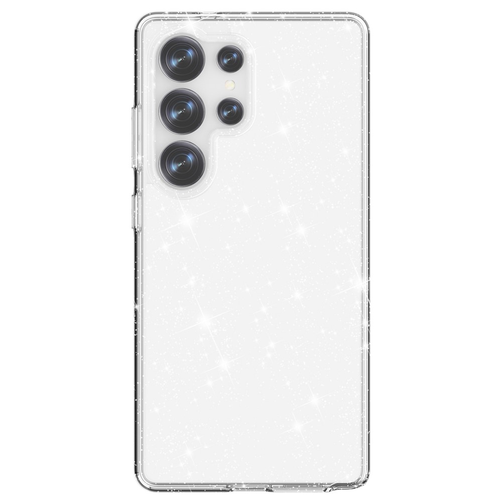 Samsung Galaxy S25 Ultra - TPU Glittery Powder Transparent — estuche (foto 5 de 6)