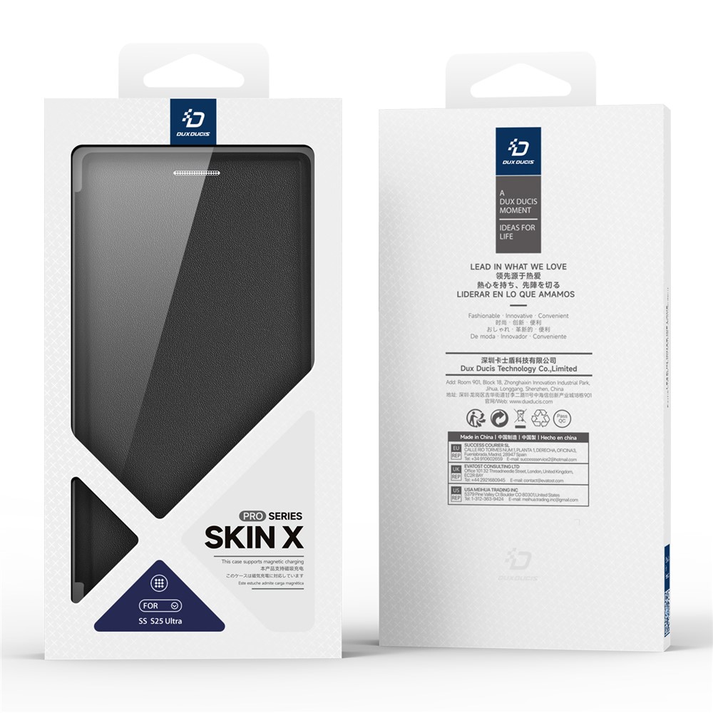Samsung Galaxy S25 Ultra - DUX DUCIS Skin X Pro With MagSafe Black — estuche (foto 4 de 6)