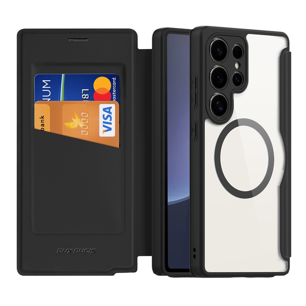 Samsung Galaxy S25 Ultra - DUX DUCIS Skin X Pro With MagSafe Black — estuche (foto 5 de 6)
