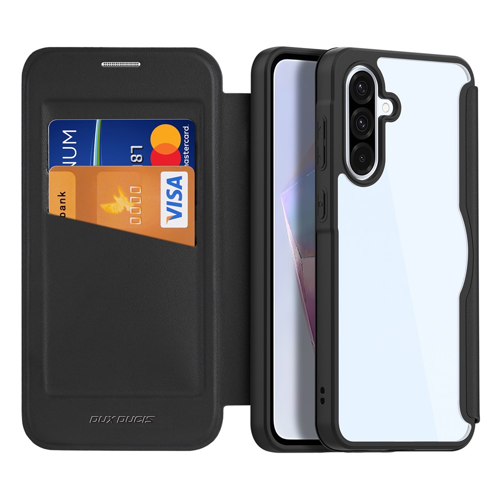 Samsung Galaxy A36/A56 - DUX DUCIS Skin X Pro With Card Slots Black — estuche (foto 3 de 6)