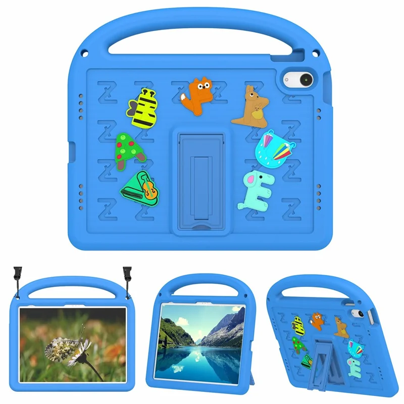 iPad 10.9 2022 - EVA Shockproof Cartoon Baby Blue — estuche (foto 2 de 6)