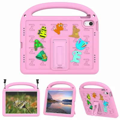 iPad 10.9 2022 - EVA Shockproof Cartoon Pink — estuche