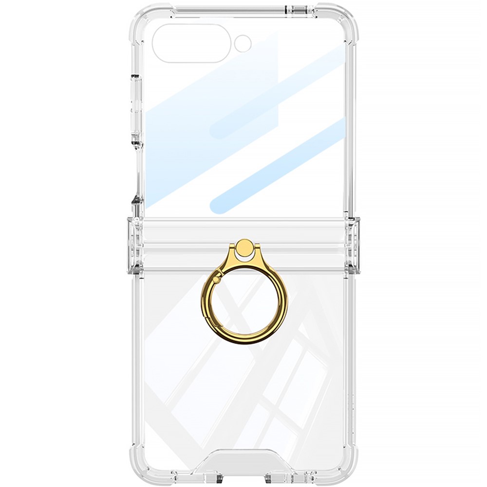 Samsung Galaxy Z Flip 7 - GKK Airbag Hinge With Ring Light Purple — estuche (foto 5 de 6)