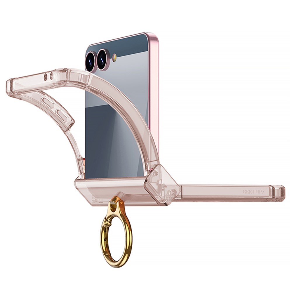 Samsung Galaxy Z Flip 7 - GKK Airbag Hinge With Ring Light Purple — estuche (foto 6 de 6)