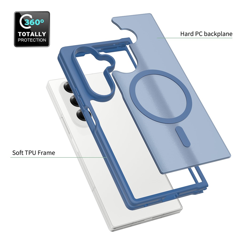 Samsung Galaxy Z Fold 7 - Frame Acrylic Blue — estuche (foto 5 de 6)