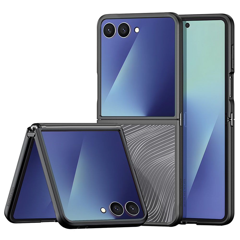 Samsung Galaxy Z Flip 7 - DUX DUCIS Series Aimo Black — estuche