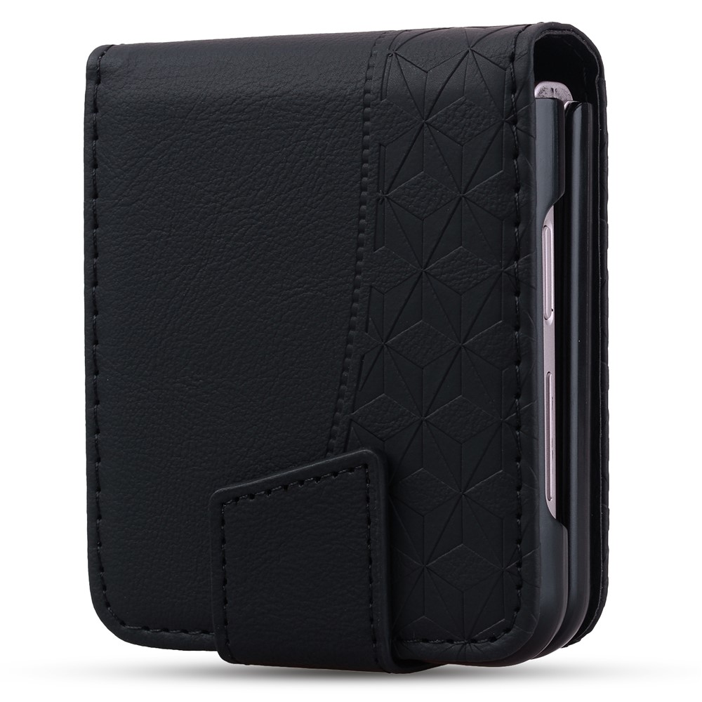 Samsung Galaxy Z Flip 7 - Leather Wallet Black — estuche (foto 6 de 6)