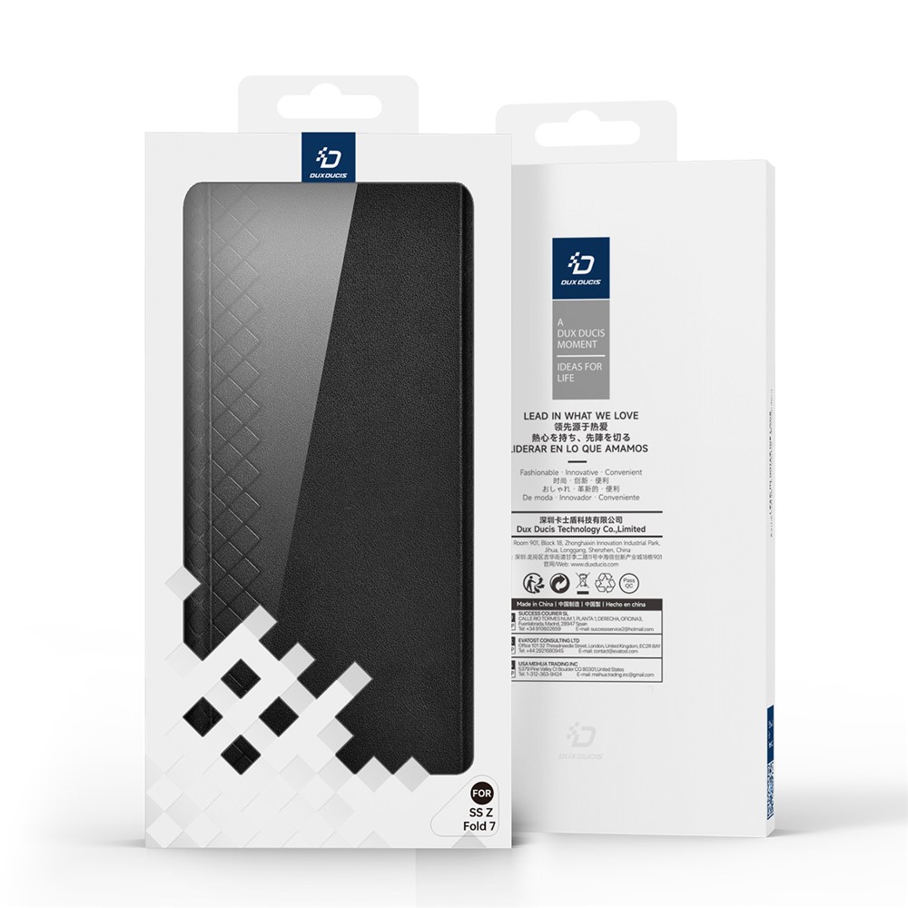 Samsung Galaxy Z Fold 7 - DUX DUCIS Series Bril With Stand Black — estuche (foto 3 de 6)