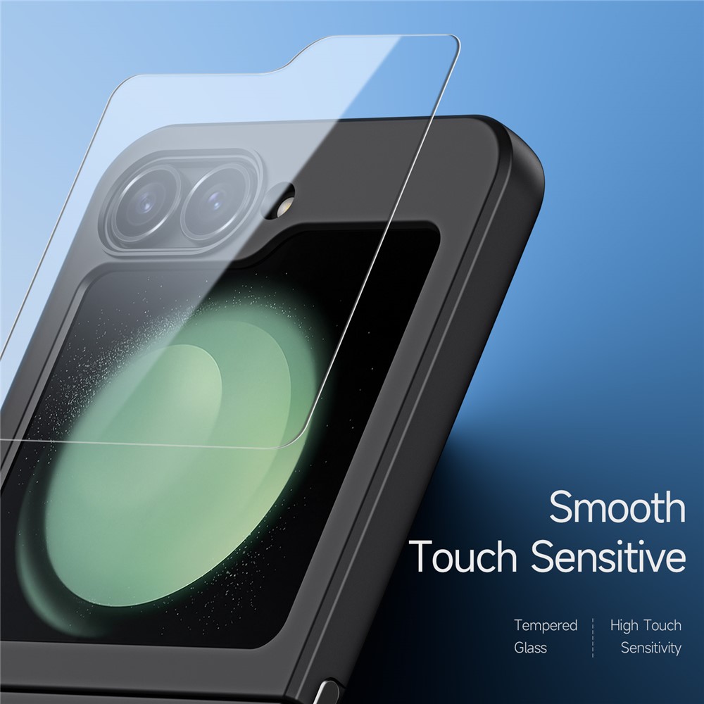Samsung Galaxy Z Flip 7 FE - DUX DUCIS Aimo Series Black — estuche (foto 2 de 6)