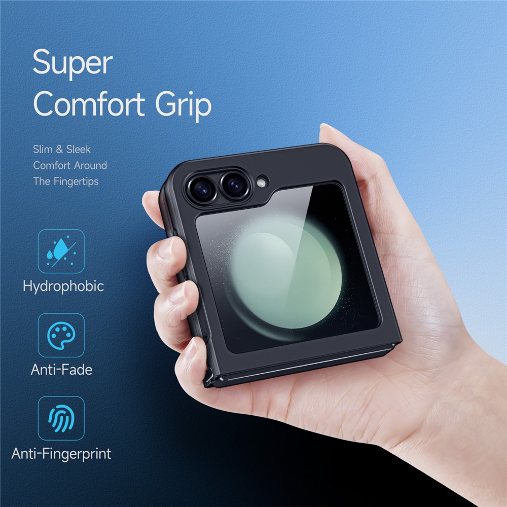 Samsung Galaxy Z Flip 7 FE - DUX DUCIS Aimo Series Black — estuche (foto 6 de 6)