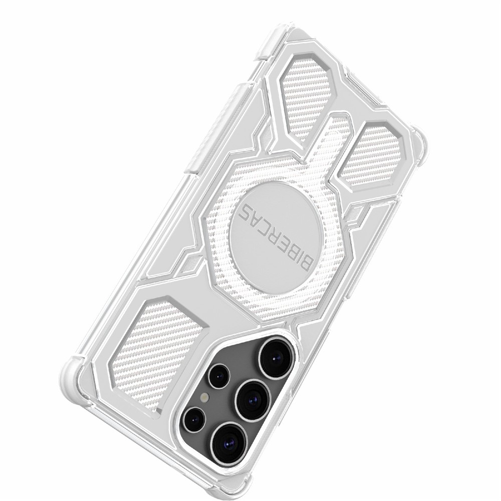 Samsung Galaxy S25 Ultra - BIBERCAS Transparent Series Cover Transparent — estuche (foto 5 de 6)