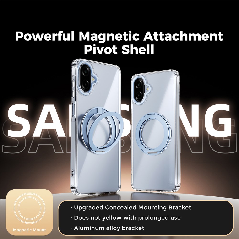 Samsung Galaxy A07 - ABEEL Magnetic Rotating Shockproof Baby Blue — estuche (foto 2 de 2)