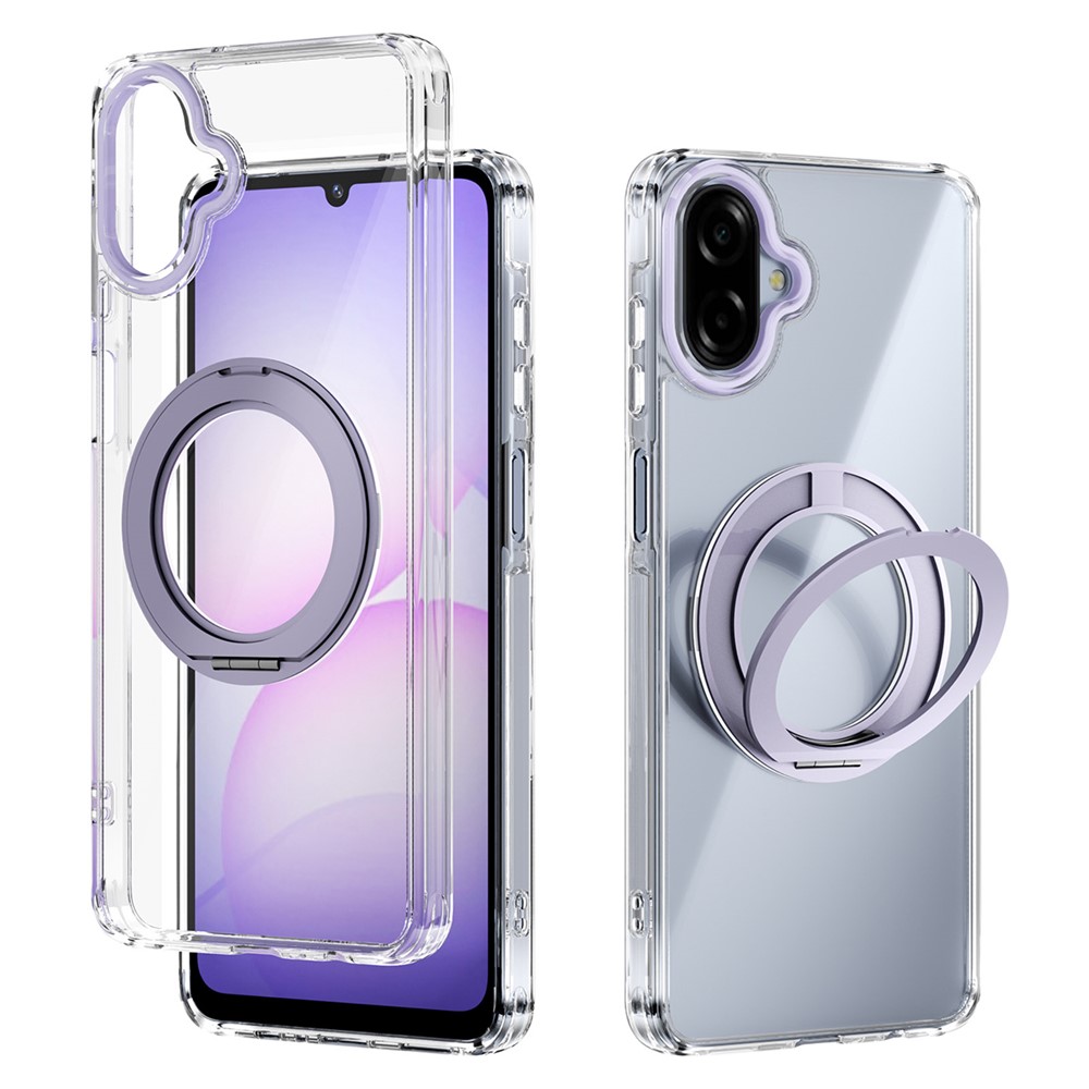 Samsung Galaxy A07 - ABEEL Magnetic Rotating Shockproof Purple