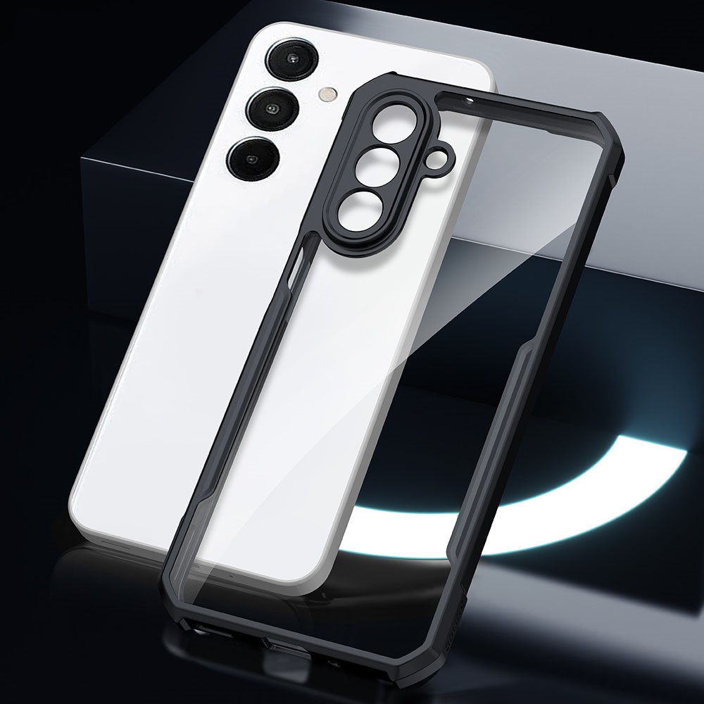Samsung Galaxy A17 - XUNDD Acrylic Clear Black — estuche (foto 6 de 6)