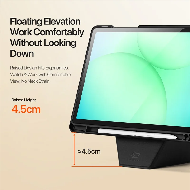 Samsung Galaxy Tab A9/A11 Plus - DUX DUCIS Vers Series Black — estuche (foto 6 de 6)