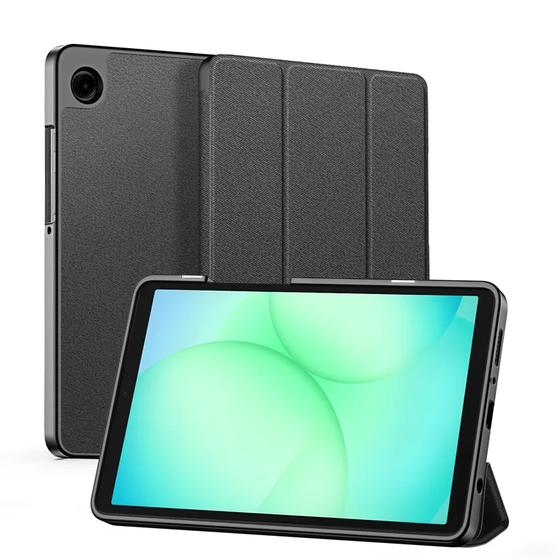 Samsung Galaxy Tab A9/A11 - DUX DUCIS Domo Series Black — estuche (foto 2 de 6)