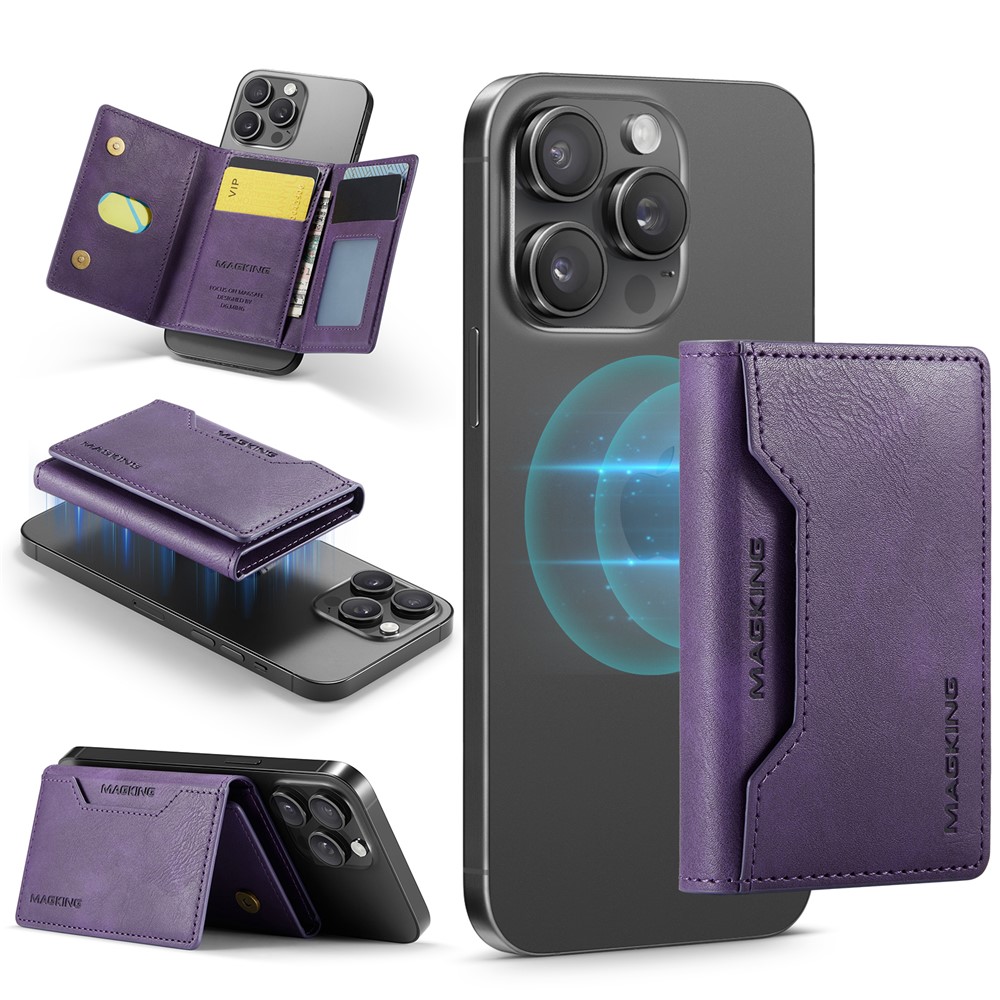 Wallet Bag - RFID Magnetic MagSafe Holder Purple — accesorio