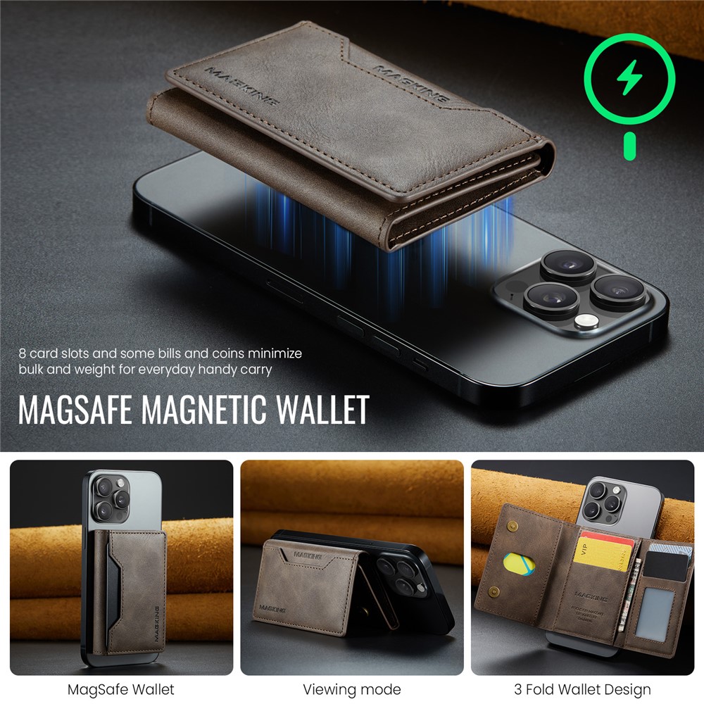 Wallet Bag - RFID Magnetic MagSafe Holder Coffee — accesorio (foto 6 de 6)