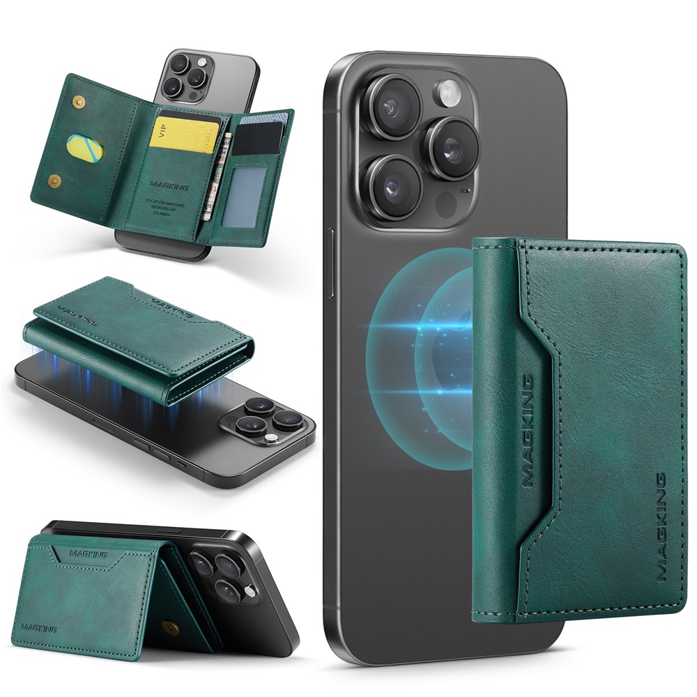 Wallet Bag - RFID Magnetic MagSafe Holder Green — accesorio