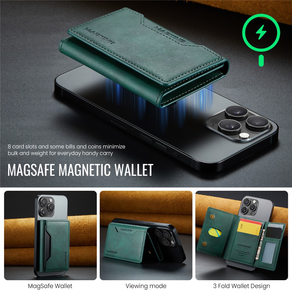 Wallet Bag - RFID Magnetic MagSafe Holder Green — accesorio (foto 5 de 6)