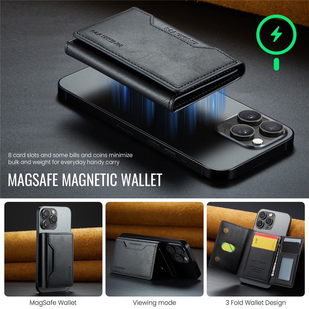 Wallet Bag - RFID Magnetic MagSafe Holder Black — accesorio (foto 5 de 6)