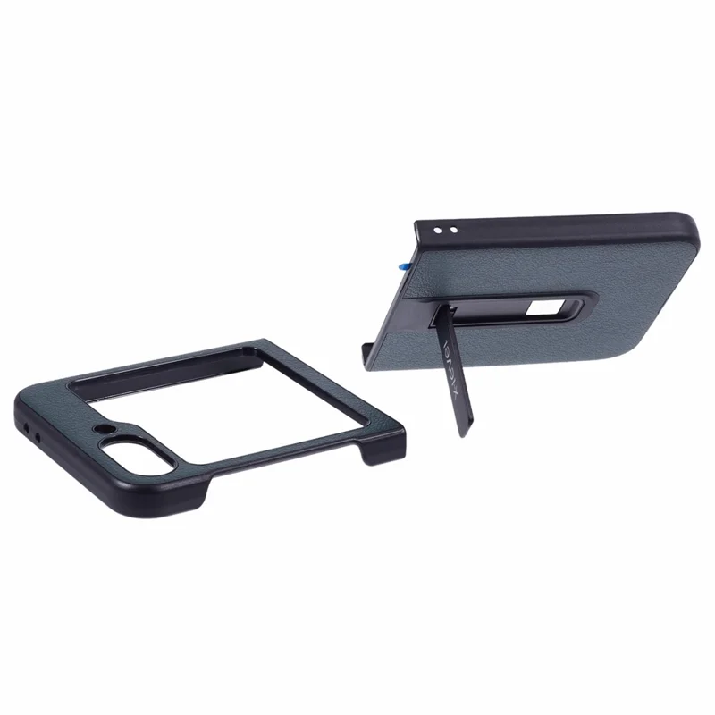 Samsung Galaxy Z Flip 7 FE - X-LEVEL PU Leather Midnight Green — estuche (foto 5 de 6)