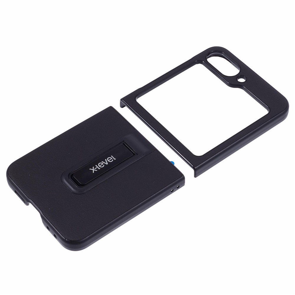 Samsung Galaxy Z Flip 7 FE - X-LEVEL PU Leather Black — estuche (foto 3 de 6)