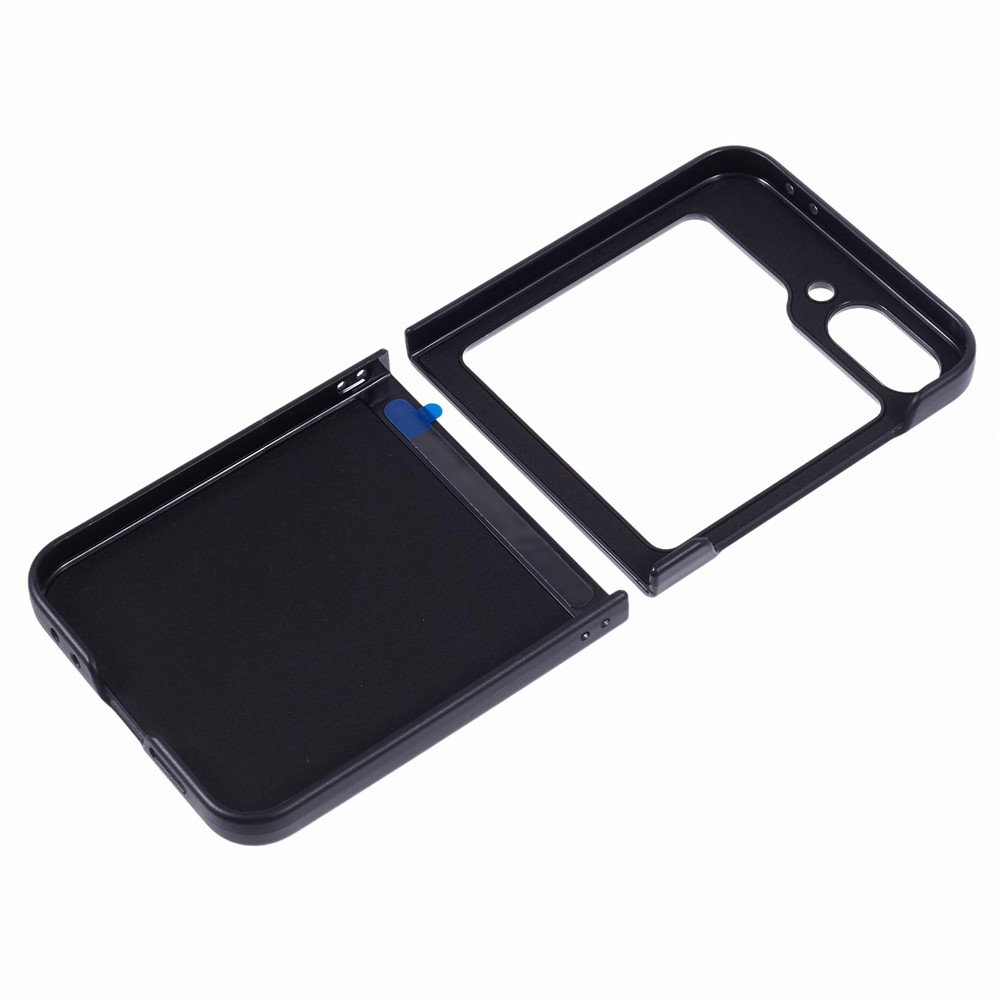 Samsung Galaxy Z Flip 7 FE - X-LEVEL PU Leather Dark Blue — estuche (foto 4 de 6)