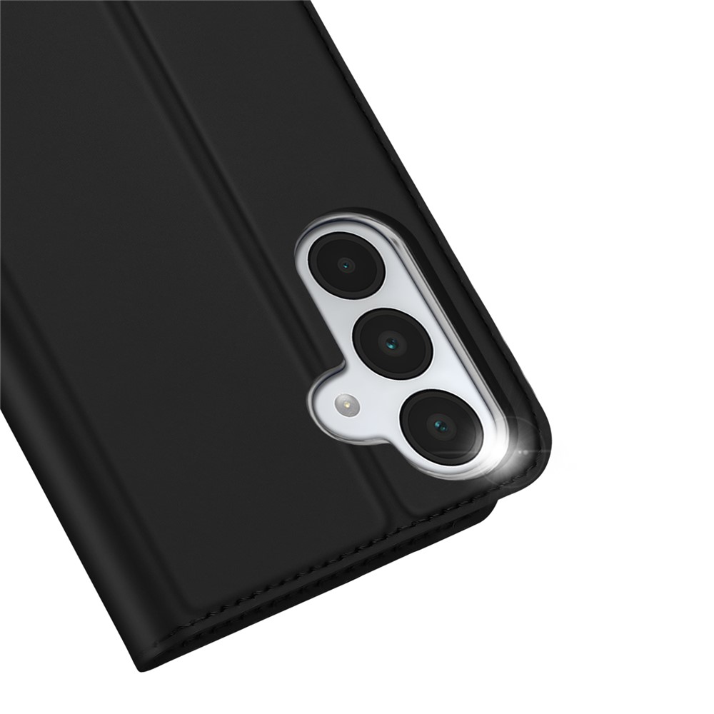 Samsung Galaxy A17 - DUX DUCIS Skin Pro Series Leather Black — estuche (foto 5 de 6)