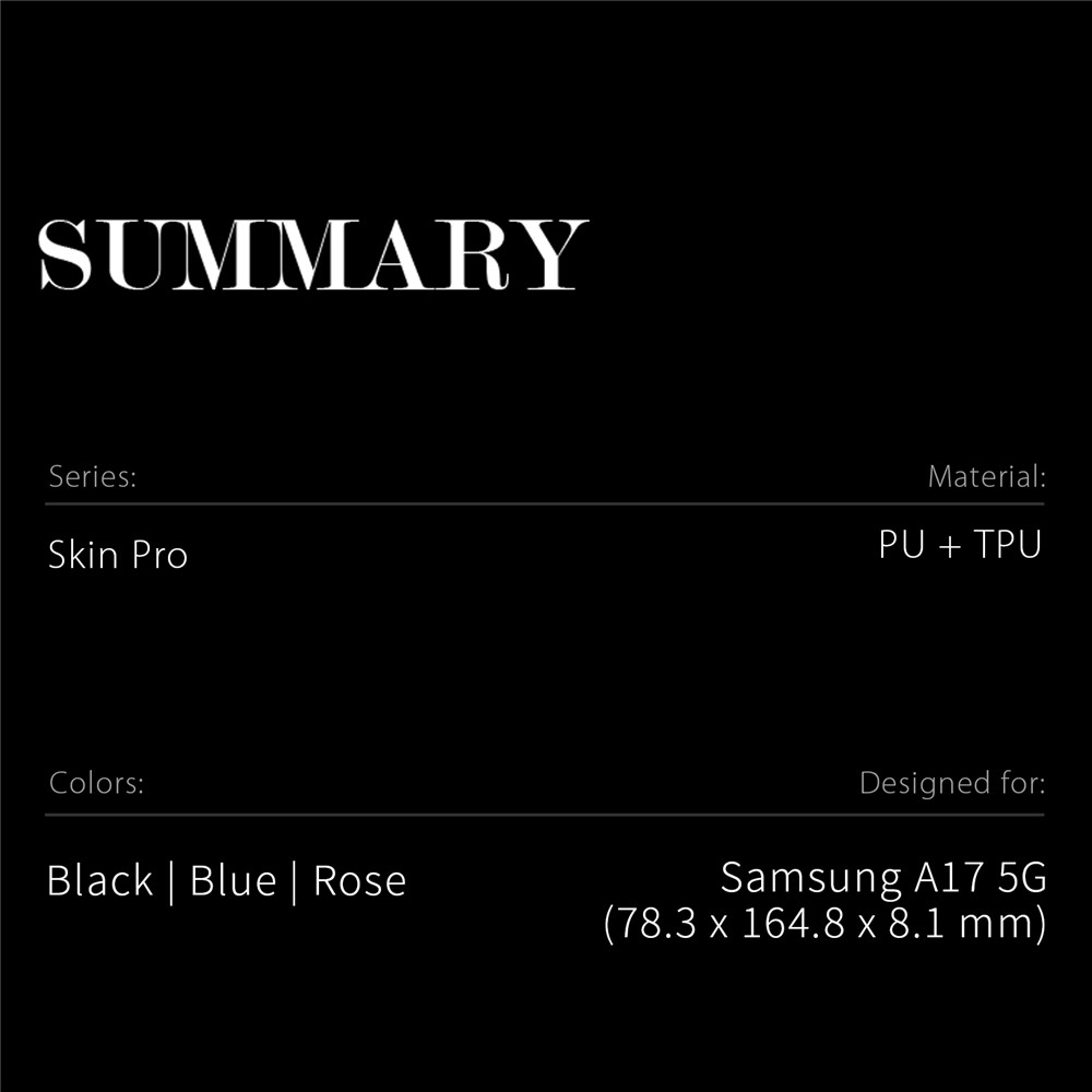 Samsung Galaxy A17 - DUX DUCIS Skin Pro Series Leather Pink — estuche (foto 3 de 6)