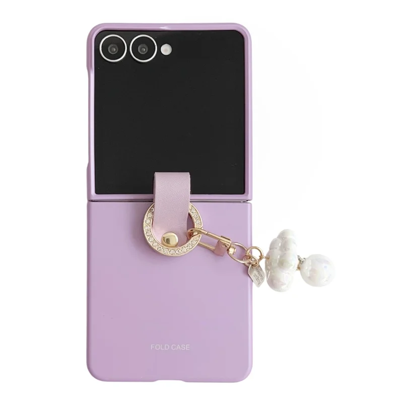 Samsung Galaxy Z Flip 7 - Ultra Slim Pearl Pendant Purple — estuche