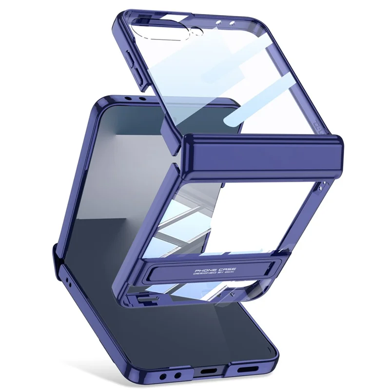 Samsung Galaxy Z Flip 7 - GKK Magnetic Hinge Tempered Glass Purple — estuche (foto 6 de 6)