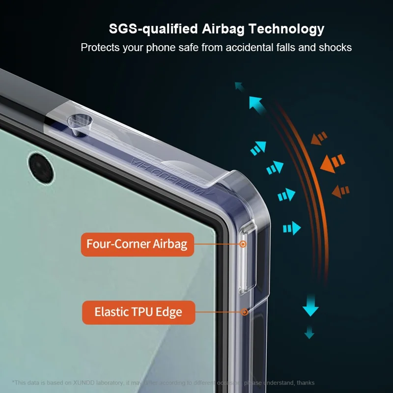 Samsung Galaxy Z Fold 7 - XUNDD Acrylic With Screen Protector — estuche (foto 4 de 5)