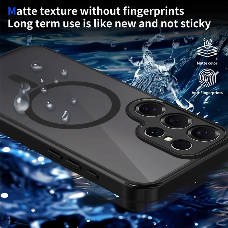 Samsung Galaxy S25 Ultra - Magnetic Translucent Anti-Droop — estuche (foto 6 de 6)
