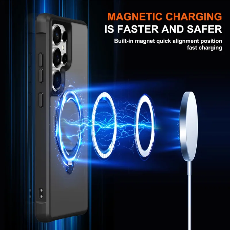 Samsung Galaxy S25 Ultra - Magnetic Shockproof Black — estuche (foto 4 de 6)