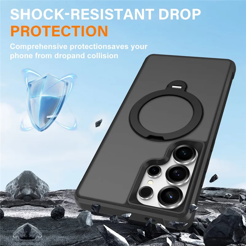 Samsung Galaxy S25 Ultra - Magnetic Shockproof Black — estuche (foto 5 de 6)