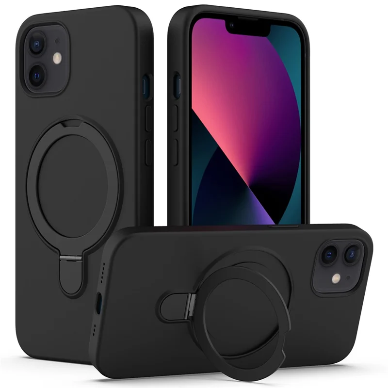 iPhone 11 - Magnetic Silicone Drop-Proof Black — estuche (foto 2 de 6)