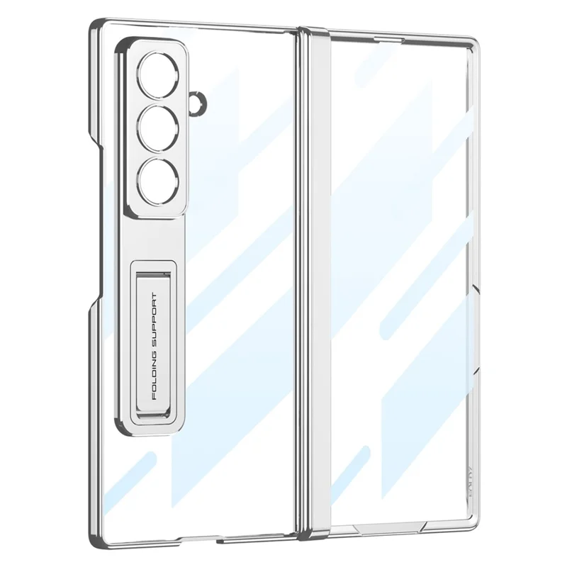 Samsung Galaxy Z Fold 7 - GKK Kickstand With Tempered Glass Silver