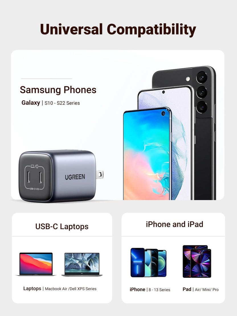 Cargador USB-C - UGREEN 45W — cargador (foto 5 de 5)